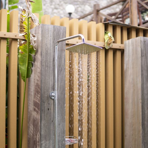 Outdoor Shower Plumbing in O Fallon