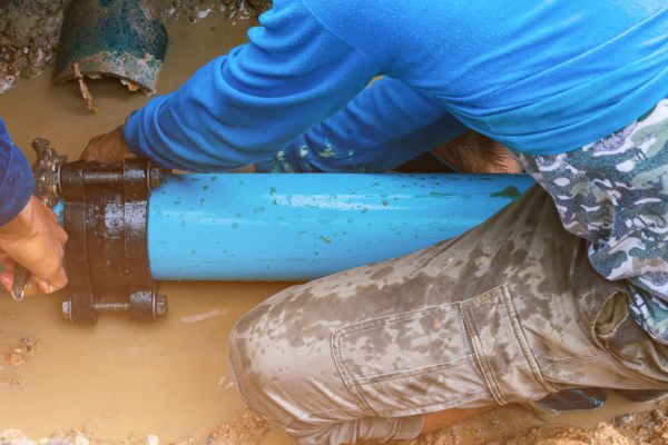Underground Water Line Repair in O Fallon