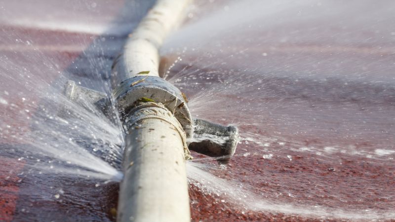 Burst Water Line Repair