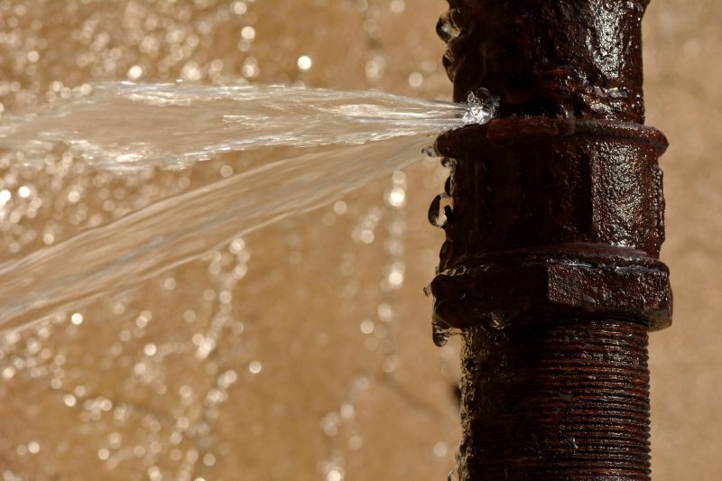 Burst Water Line Repair